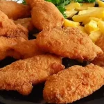 Chicken Breast Strips Freshly Prepared