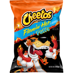 Cheetos Flamin Hot Flavored