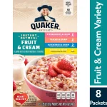 Quaker Instant Oatmeal Fruit & Cream
